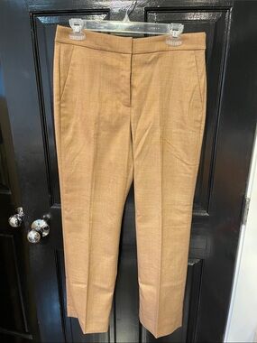 J. Crew Kate Straight Leg Pants in light camel brown Size 8
